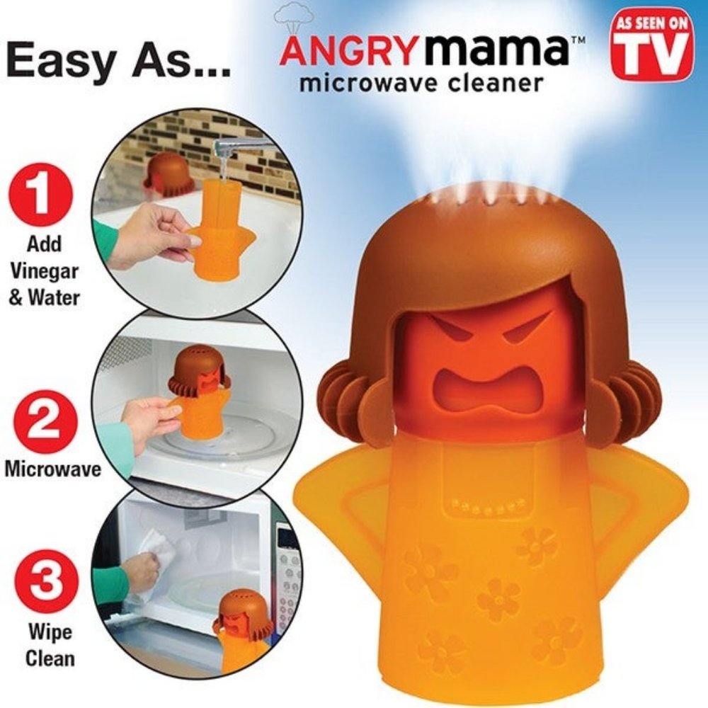 Angry Mama Microwave Cleaner
